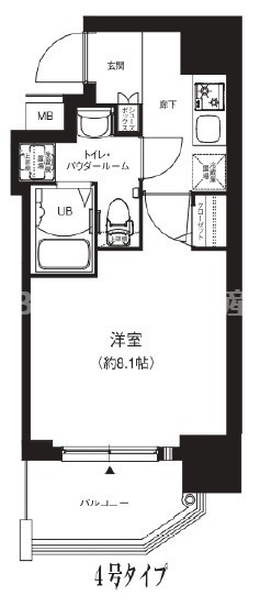 エグゼ堺筋本町　BRAVI不動産の間取り|【エグゼ堺筋本町】間取り