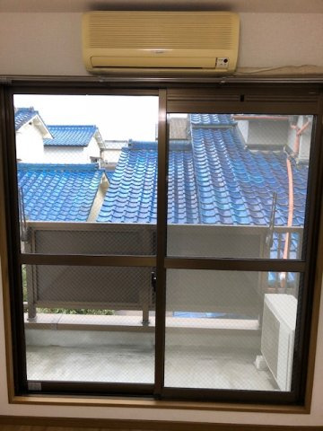 サウスビュウハイツのバルコニー