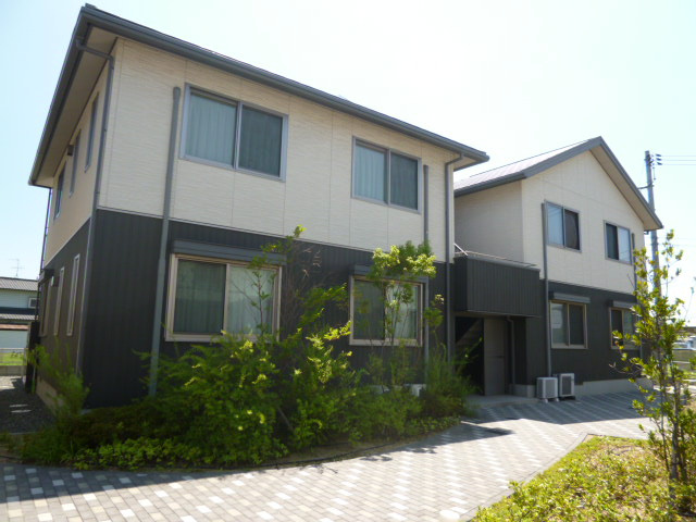 倉敷市茶屋町のアパートの外観