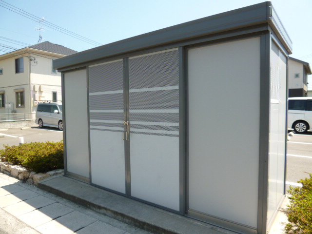 倉敷市茶屋町のアパートのその他共用部分|敷地内ゴミステーション