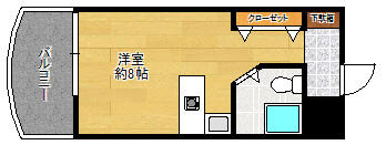 【間取り】 | ロマネスク博多駅前