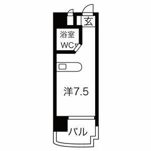 【間取り】 | ロマネスク博多駅前