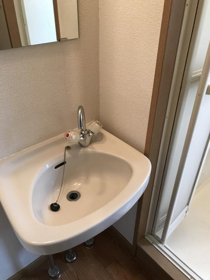 【洗面所】 | エステート・モア・博多公園通り | 便利な洗面付き♪