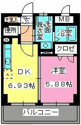 【間取り】 | ローヤルマンション博多駅前