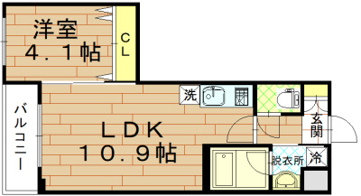 ベラジオ四条壬生の間取り