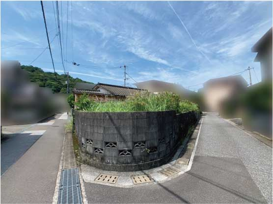 高知市 北高見町 売土地の土地図