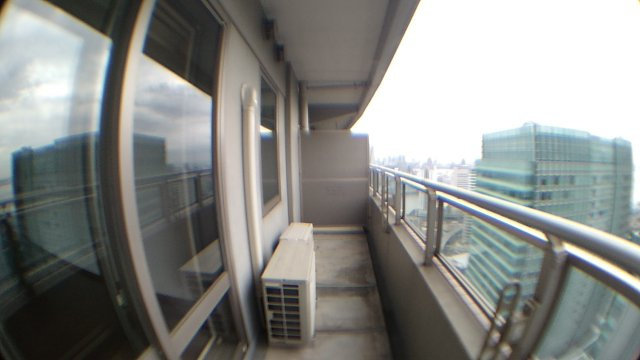 港区海岸１丁目の賃貸マンションのバルコニー