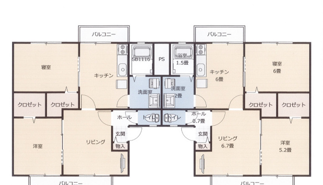 【間取り】 | ISハイム | 全面リフォーム中です。