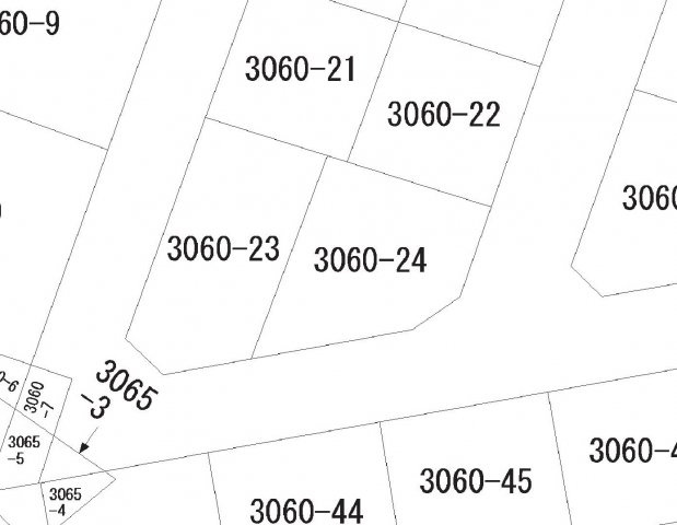 高島市鴨55坪土地の土地図