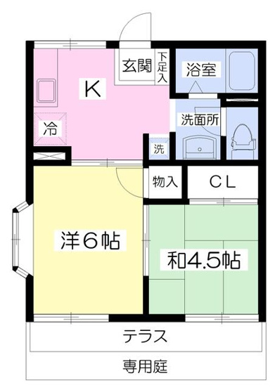 【間取り】 | プレジール美野島