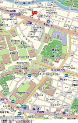 【地図】 | スカイコートヌーベル早稲田