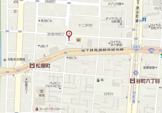【地図】 | セレブコート安堂寺