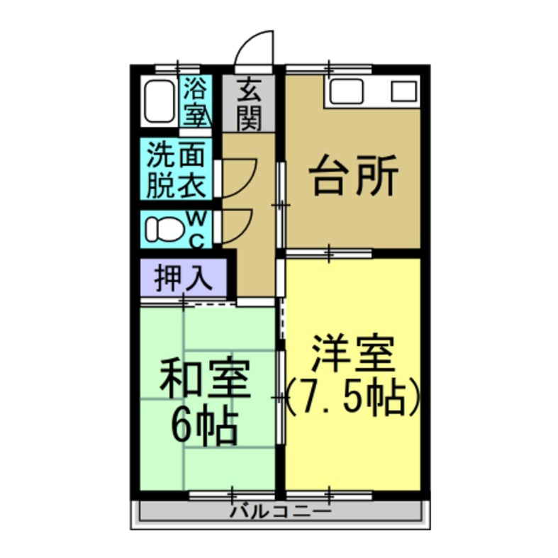 ハイツ72の間取り
