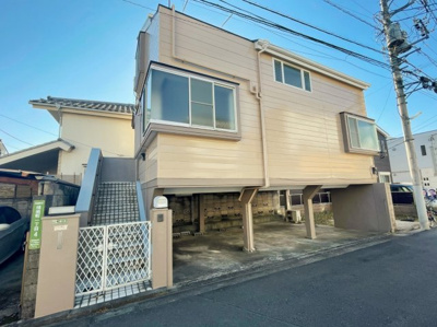 【外観】 | 境南町一丁目　貸家 | 北東側から見た外観でございます。