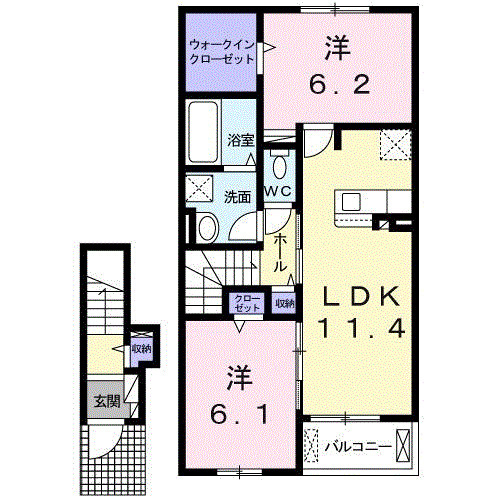 ハウス　AIAIの間取り