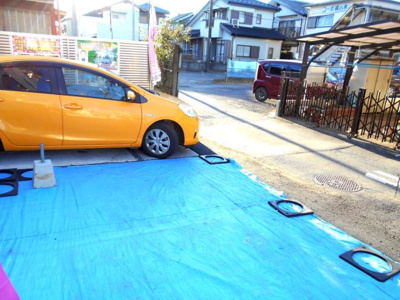 【駐車場】 | 新築　さいたま市岩槻区　西町　全2棟　2号棟 らすと1棟 | ・岩槻駅徒歩14分・駐車場2台・南西向き・4LDKとルーフバルコニー・城北小・城北中・庭付き・