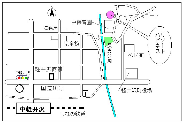 晴れる日ゲンキ！の地図