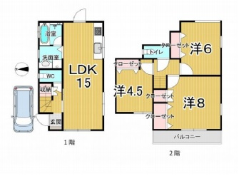 箕輪2丁目　中古戸建♪の画像