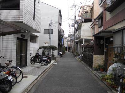 ブルージュの周辺|前面道路