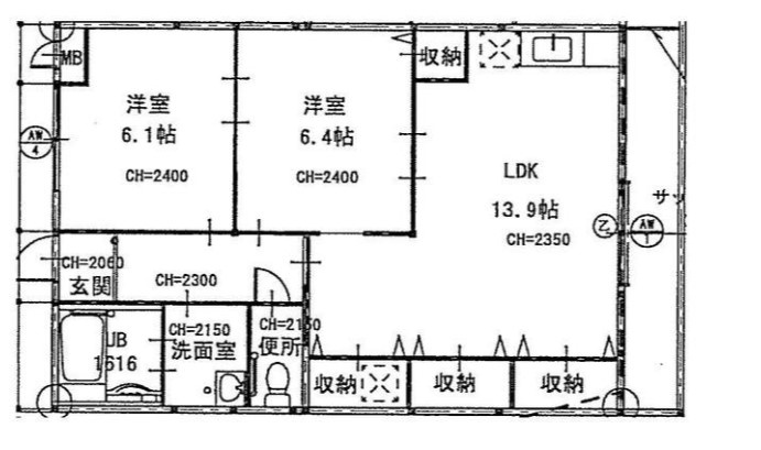 サンライズの間取り