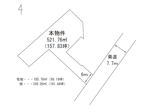 【土地図】 | 米沢市舘山6丁目　土地