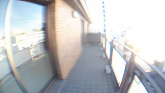 文京区湯島２丁目の賃貸マンションのバルコニー