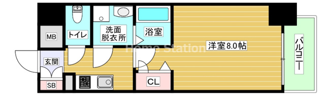 【間取り】 | プレサンス大阪福島シエル