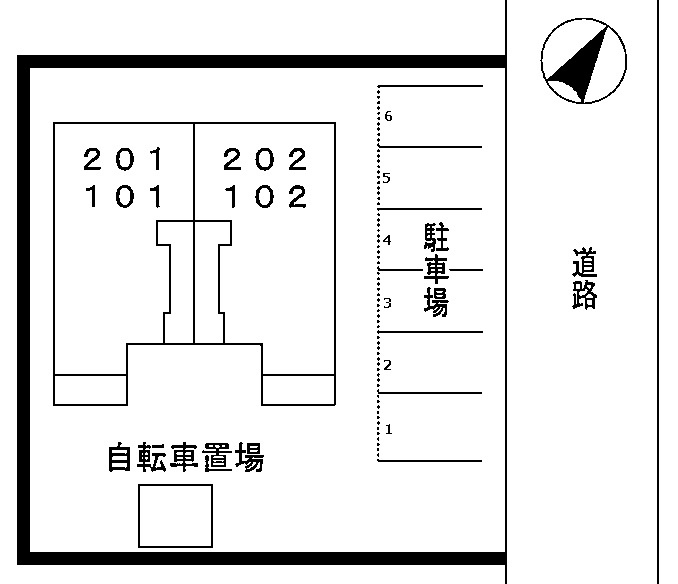 汐見坂マルタの区画図