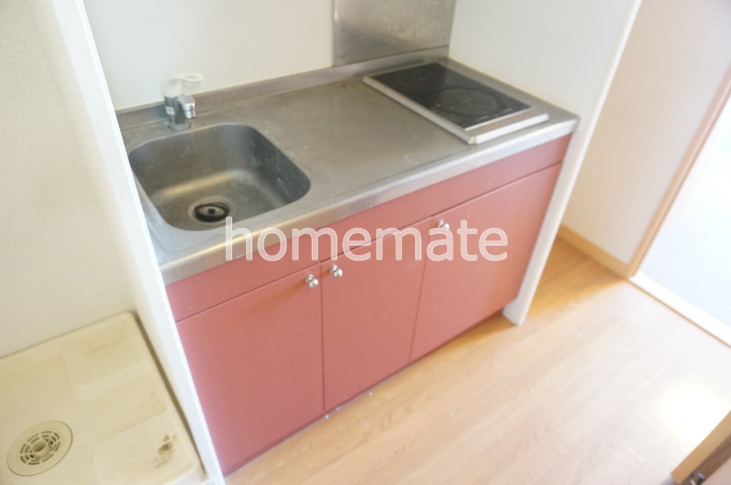 熊本市南区出仲間４丁目のアパートのキッチン