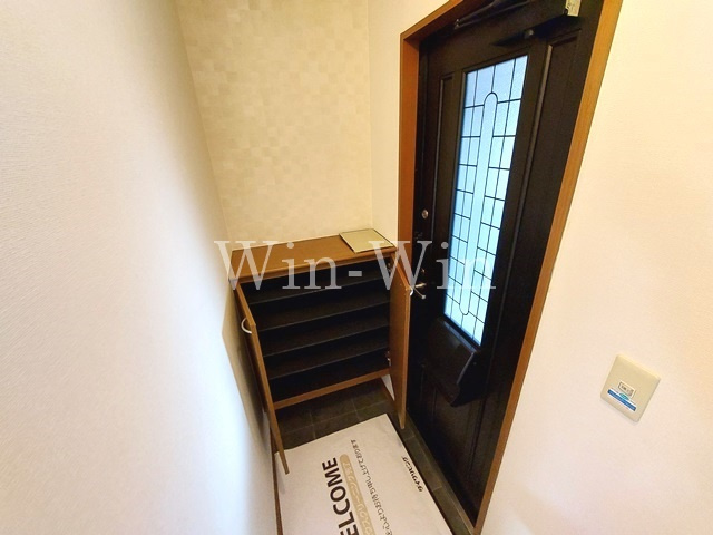 セジュール南 Cの玄関