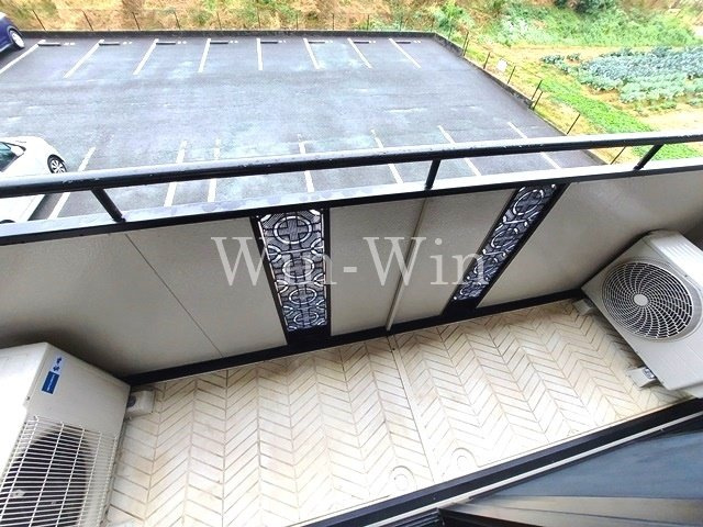 セジュール南 Cのバルコニー