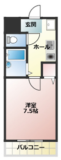 【間取り】 | ドミール神戸