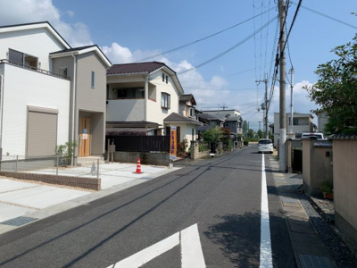 【前面道路含む現地写真】 | 大津市唐崎1丁目30　新築分譲