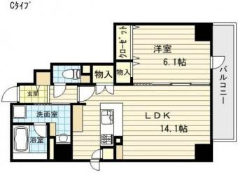 【間取り】 | パレ・カルフール | 使いやすい間取り☆