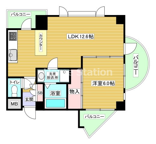 【間取り】 | メロディハイム野田阪神