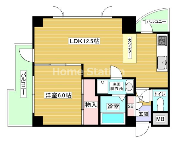 【間取り】 | メロディハイム野田阪神