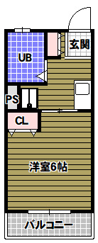 アミチミエⅡの間取り