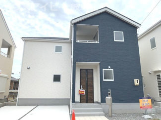 【外観】 | 岐阜市旦島6丁目　新築建売全3棟　残り1棟　価格改定2080万円！前面道路が広くお車停めやすいです♪