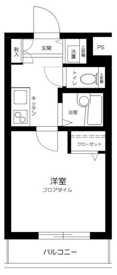 【間取り】 | スカイコート中村橋第３