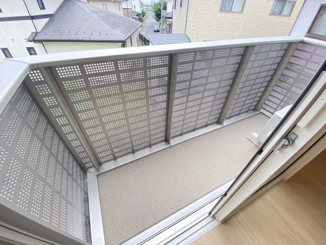 ヴィラパストラーレのバルコニー