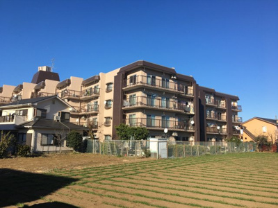 【外観】 | キャッスルメジェール鶴瀬 | 南向きに付き陽当り良好です♪