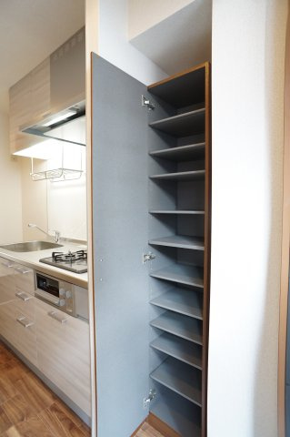 タウンハイツの収納|玄関にはゆとりのシューズＢＯＸ♪