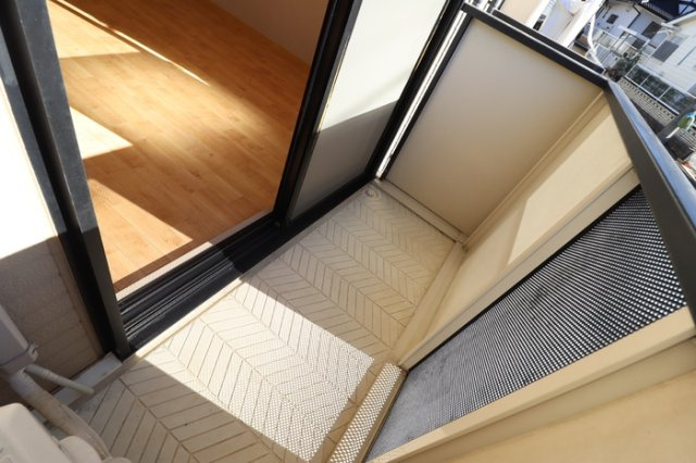 ベルフレールBのバルコニー