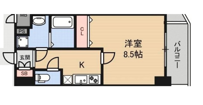 【間取り】 | アドバンス難波レーヴ