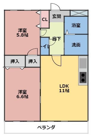 コンフォールカルチェの間取り