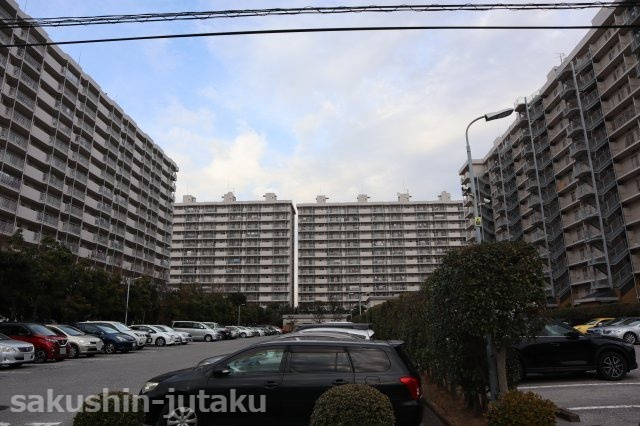 幕張ファミールハイツ　３号棟の外観|総戸数５７７戸のビッグコミュニティ　管理体制良好　