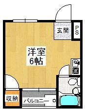 【間取り】 | ラフィーネ1号館