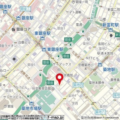 【地図】 | ラフイネ東銀座