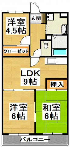 【間取り】 | アミール西野