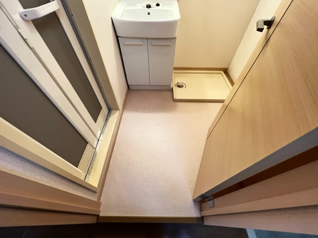 シャンブル21の洗面所